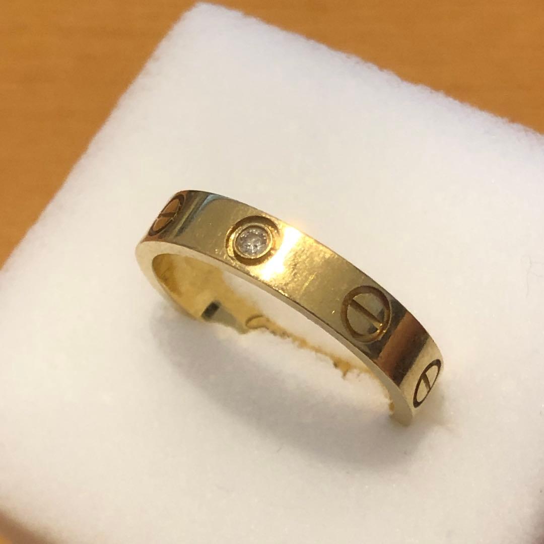 750カルティエ1Pダイヤラブリング　#55 32H2601