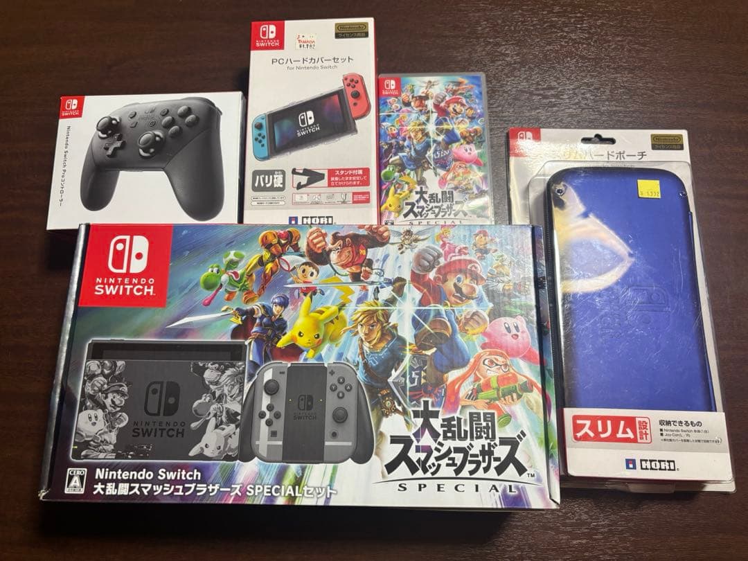 Nintendo Switch 本体　スマブラ　プロコン