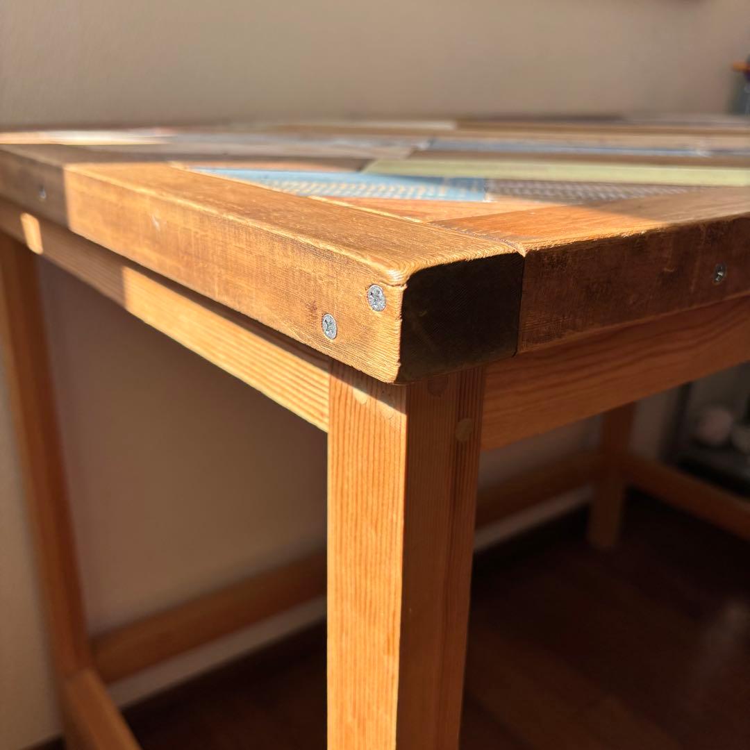 勉強机　ハンドメイド　ヴィンテージ 加工　机