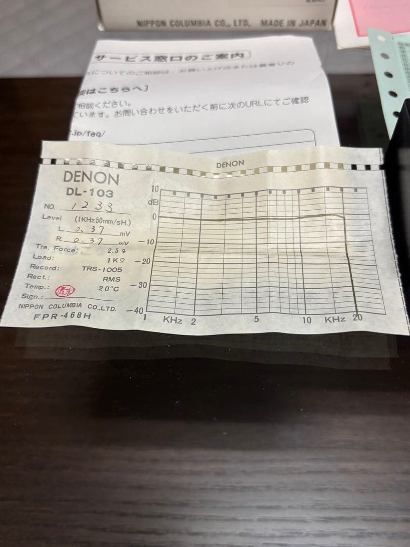 DENON MCカートリッジ DL-103 音質良好