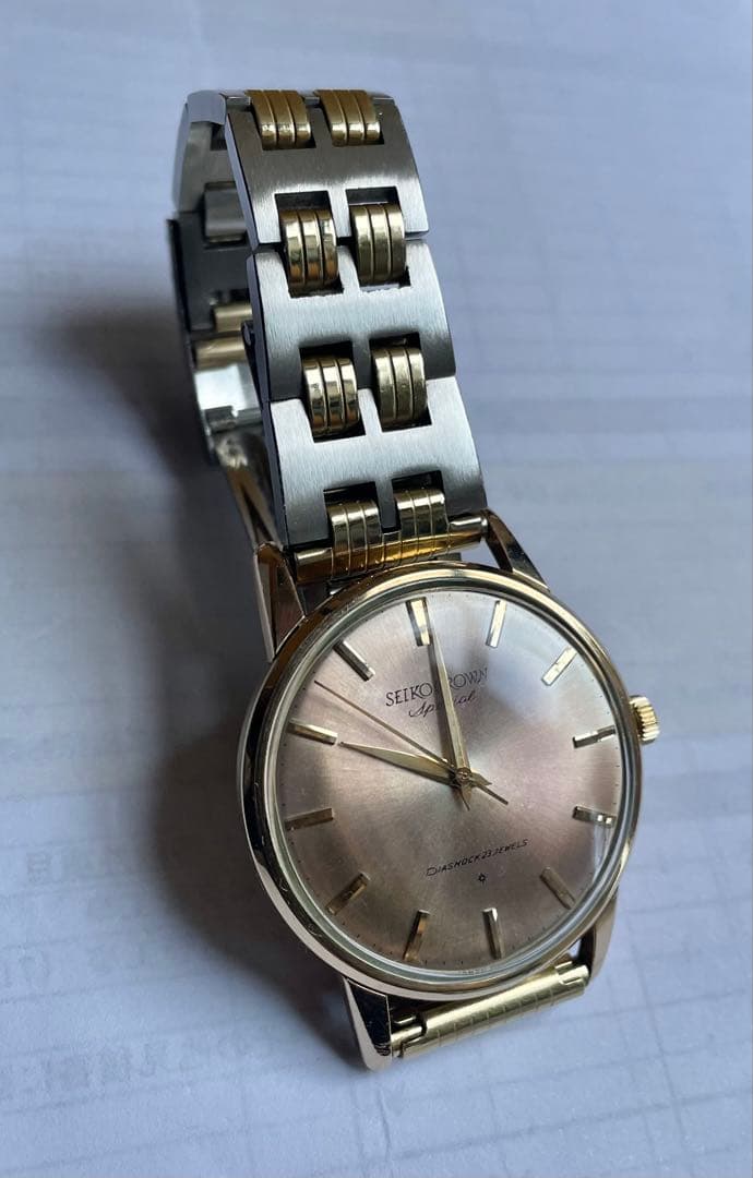 ヒカルセイコーヴィンテージ高級腕時計 クラウンスペシャルSDマーク