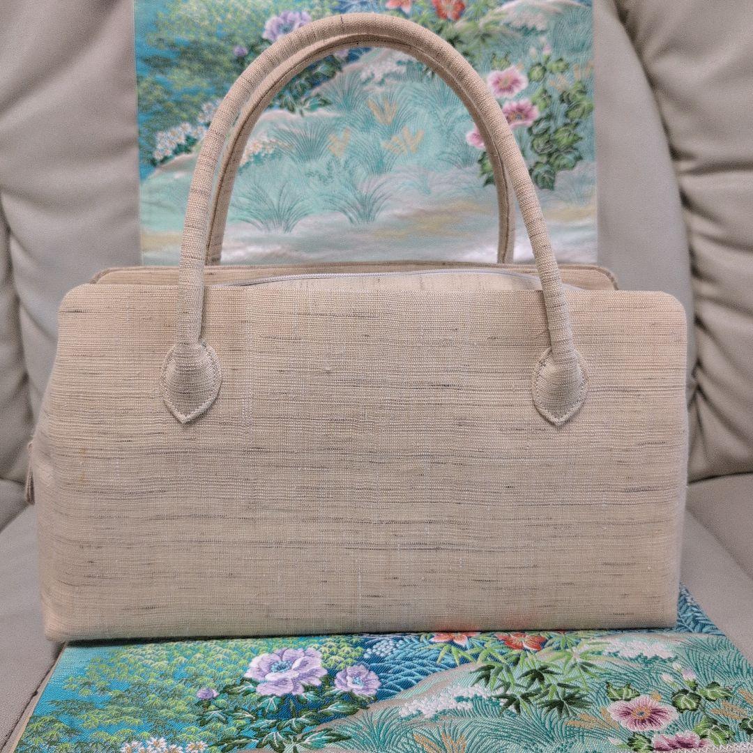 利休バック　和装用バッグ 　 大きめ　響創　シンプルデザイン　美品