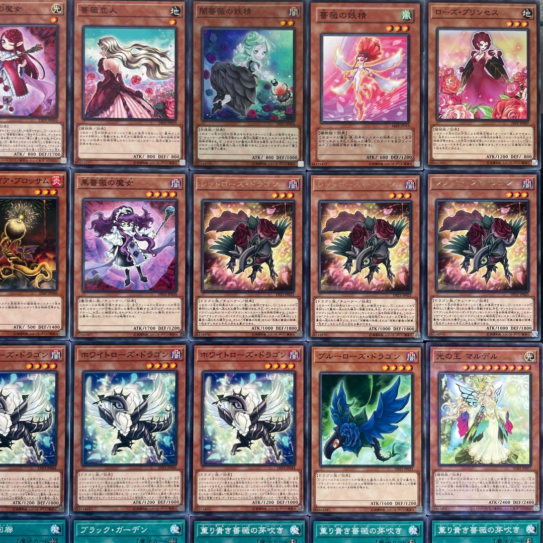 ローズドラゴン 本格構築済み デッキ 十六夜アキ 月華竜 ブラッドローズ 遊戯王