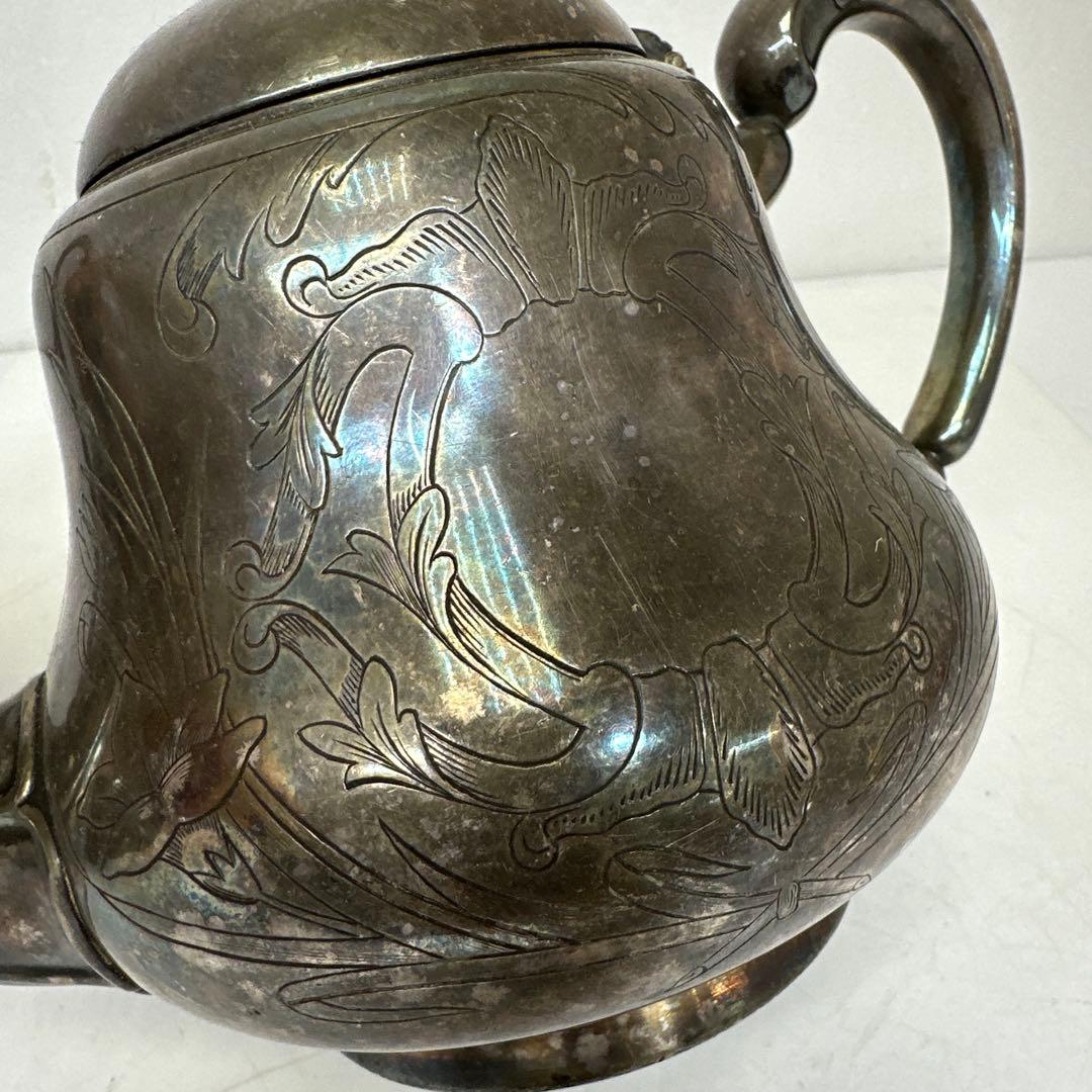 クリストフル　彫金天秤ホールマーク　ポット2点　1558g 東さ7-0414⑤