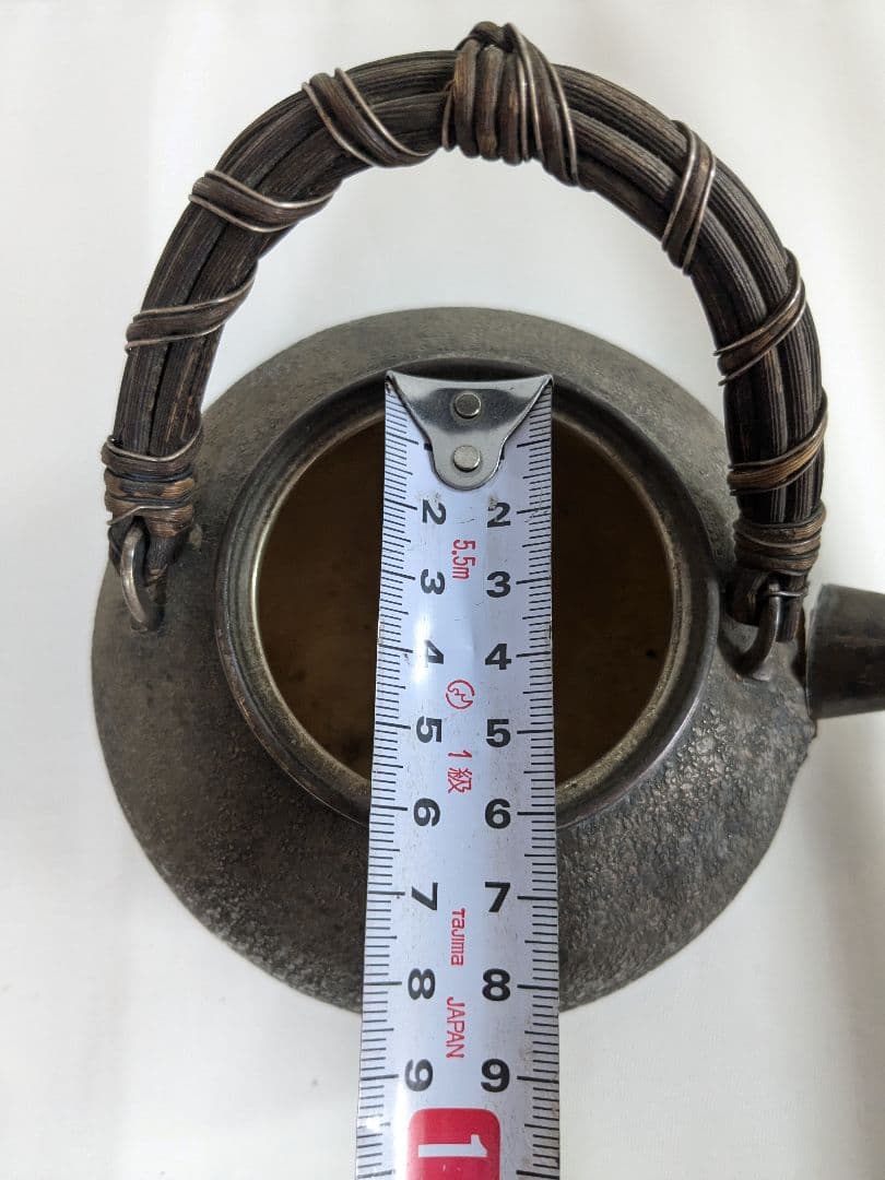 銀製 銀瓶 約220g 宝珠形湯便 茶瓶