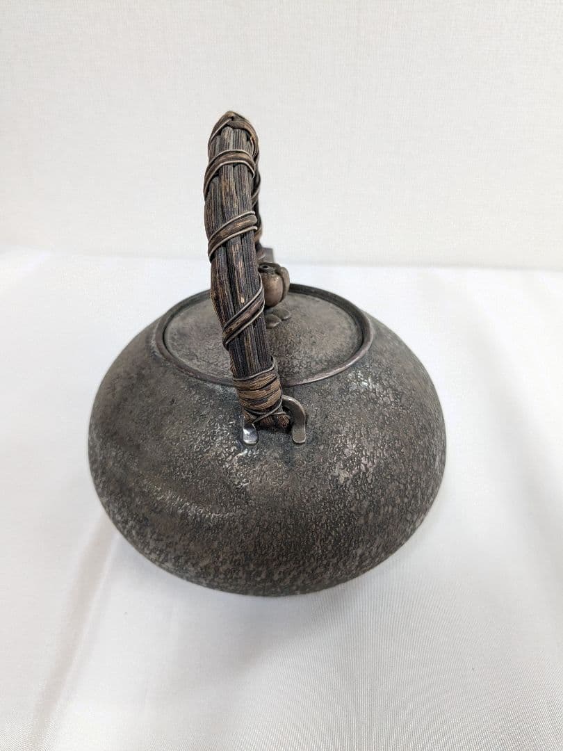 銀製 銀瓶 約220g 宝珠形湯便 茶瓶