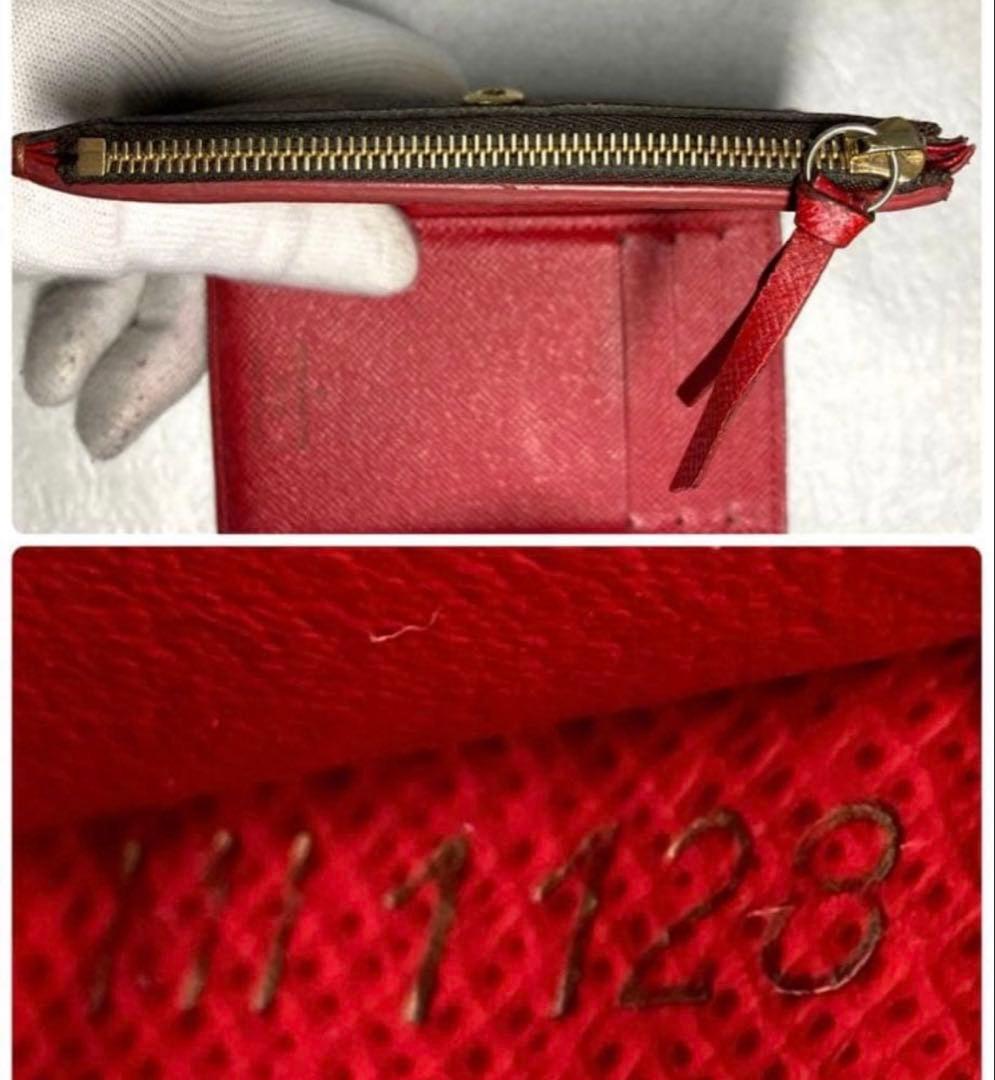 ルイヴィトン ダミエ ポルトフォイユ　ゾエ　ヴィクトリーヌ　折り財布