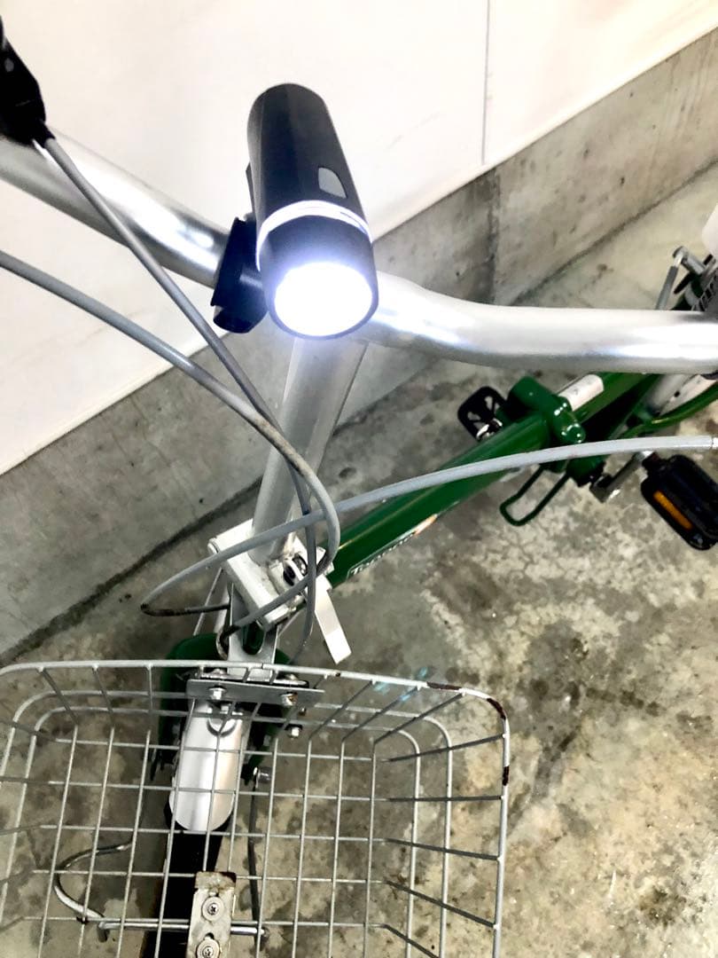 折りたたみ自転車 Topone モスグリーン