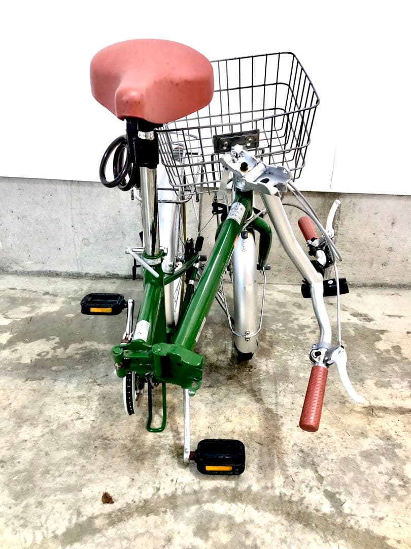 折りたたみ自転車 Topone モスグリーン