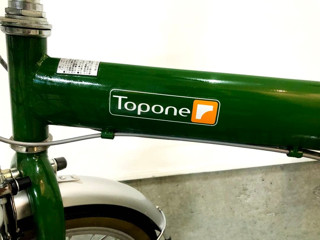 折りたたみ自転車 Topone モスグリーン