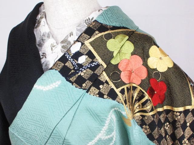 豪華！絞り＊刺繡＊金彩＊ラグジュアリー＊振袖＊トールサイズ＊１７０ｃｍ＊裄７０