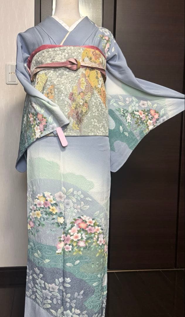 絞り　訪問着　フルセット　入学式　卒業式　お宮参り