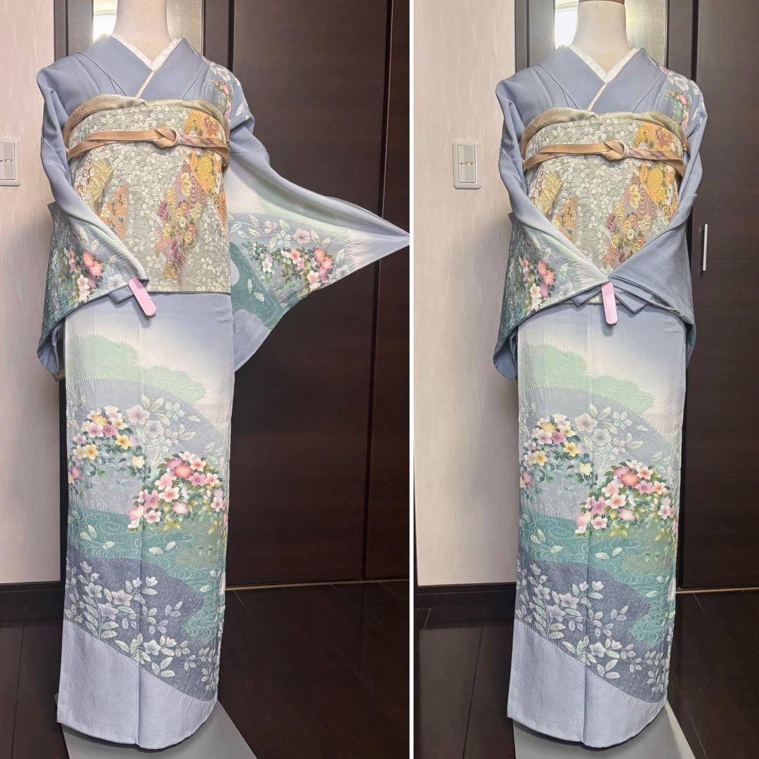 絞り　訪問着　フルセット　入学式　卒業式　お宮参り