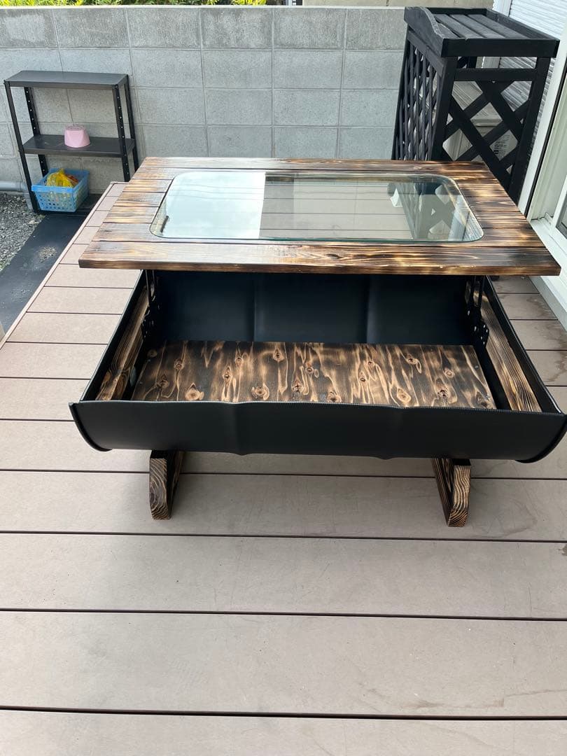 Q　ドラム缶テーブル　高さ10cm追加