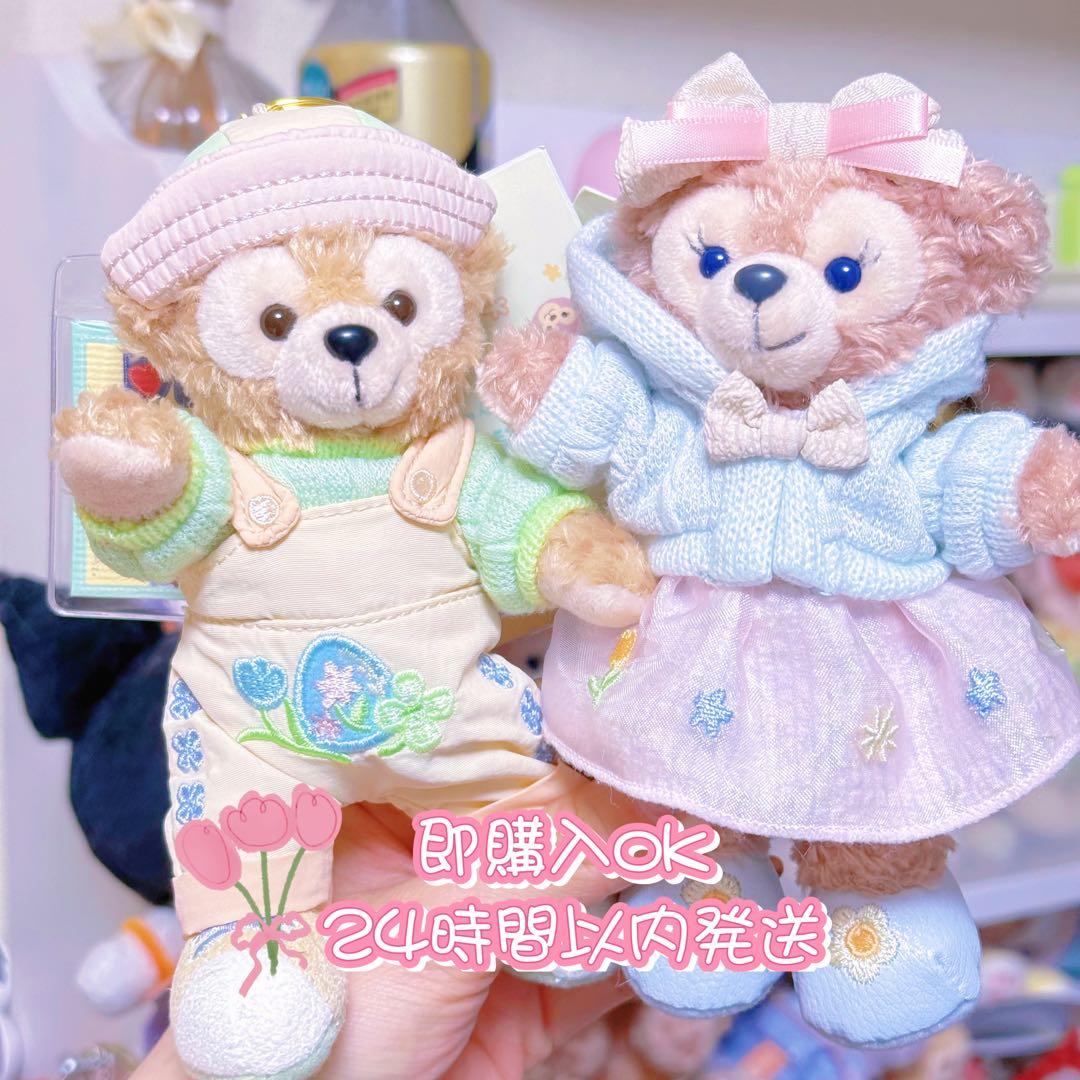 上海ディズニー　2025春日　ダッフィー&シェリーメイ　キーホルダー