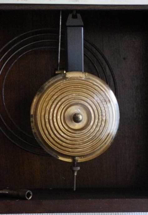 精工舎 SEIKO アールデコ ガラスの振り子 掛け時計 柱時計 アンティーク