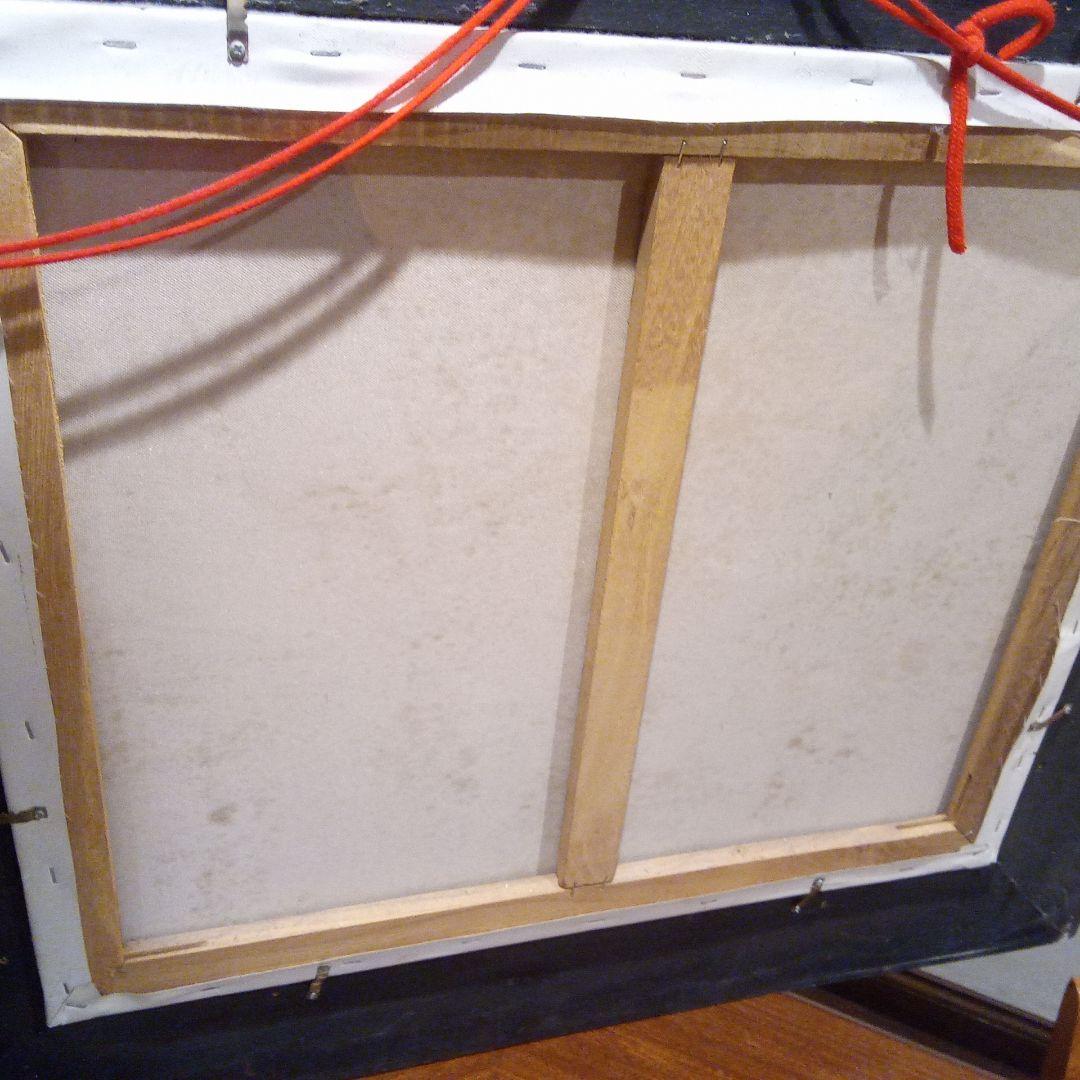 エッフェル塔の油彩画 大きめ