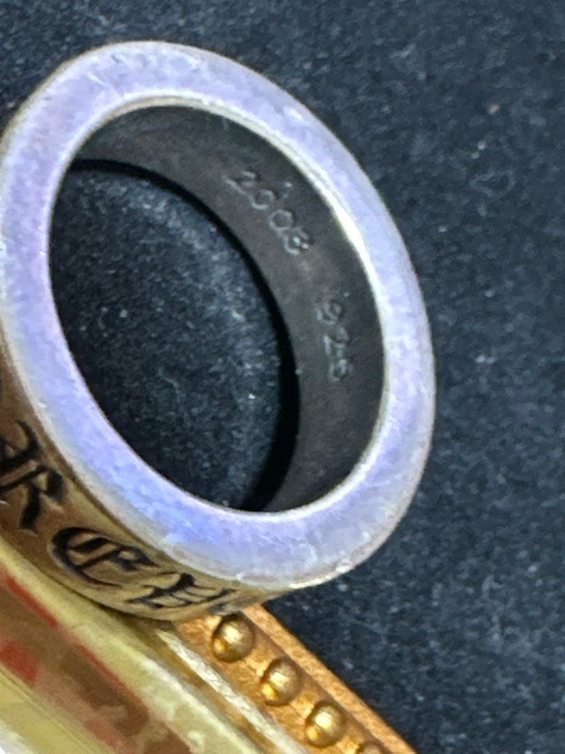 【正規品】CHROME HEARTS クロムハーツ リング 925 10.9g