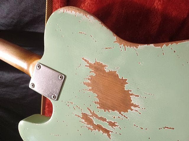 ❆LaquerFinish SurfGreen Relic Telecaster