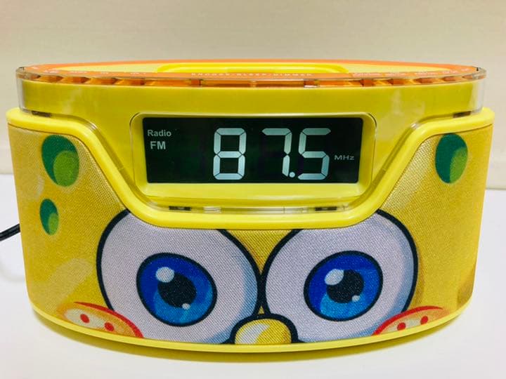 レア　コレクター必見　スポンジボブ　Radio&Clock 箱付き