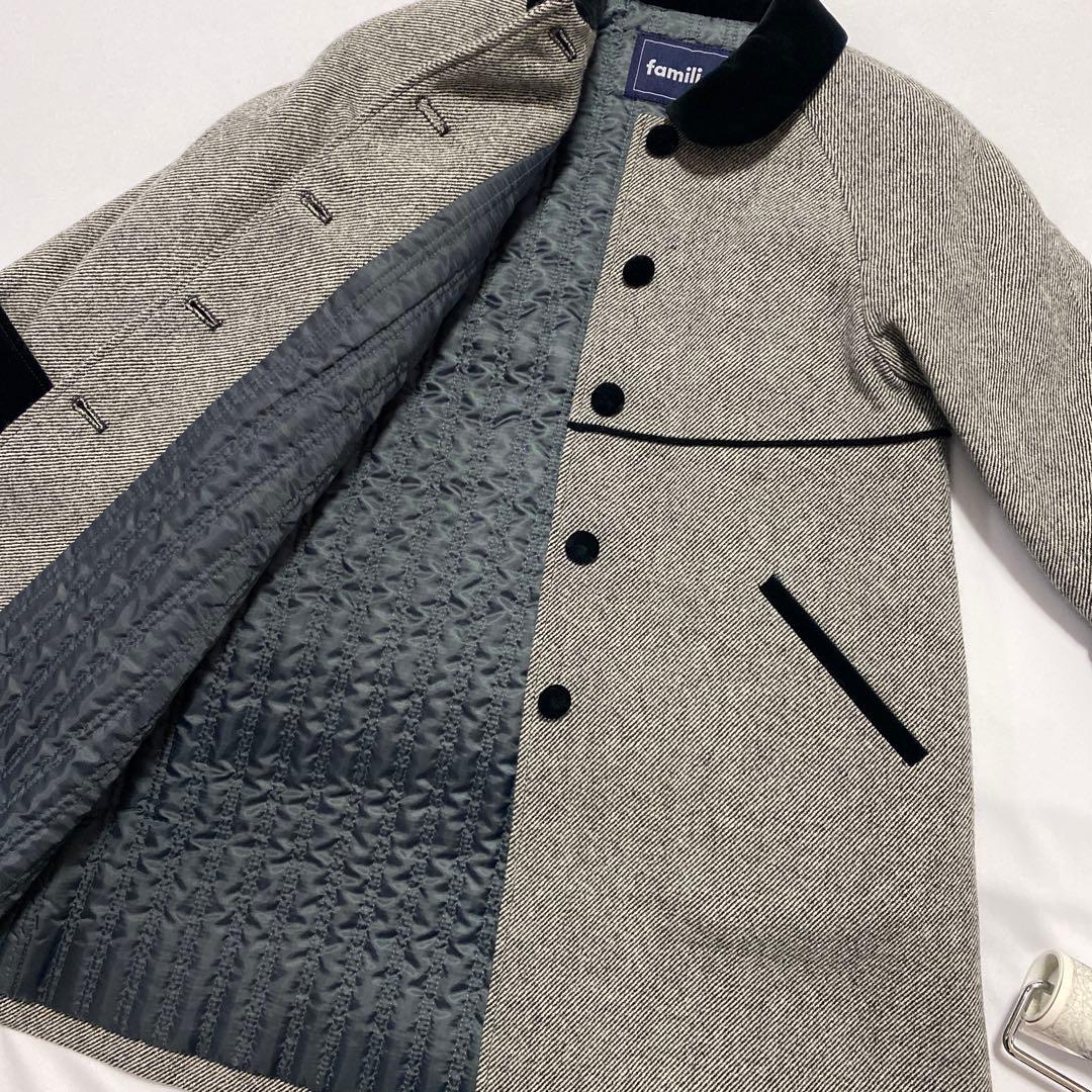 ☆familiar/ファミリア☆120㎝☆ウール コート お受験 フォーマル