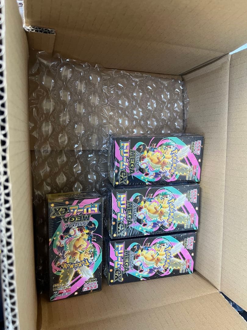 ポケモンカードゲーム メガドリームEX 4BOX シュリンク付き