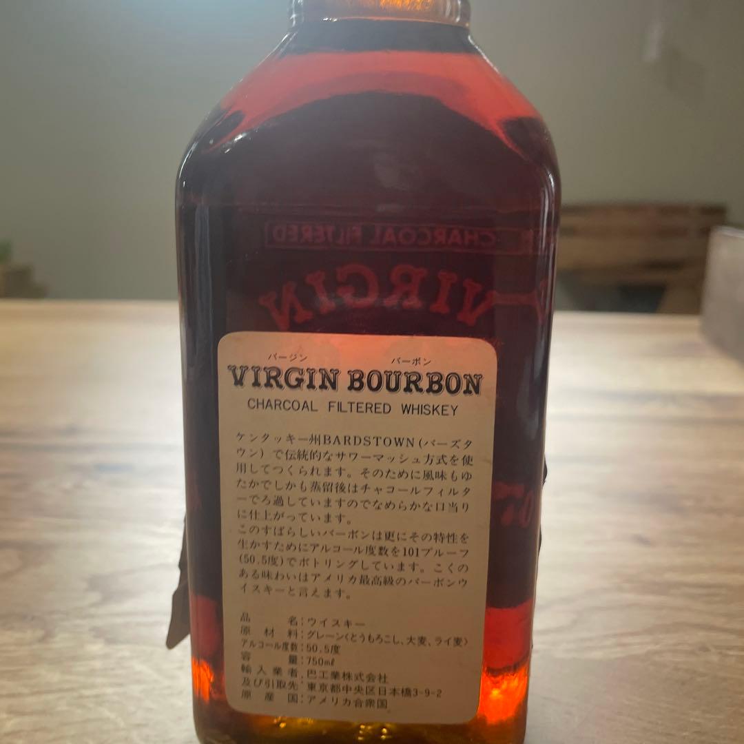 【古酒】ヴァージンバーボン Virgin Bourbon 15年 750ml