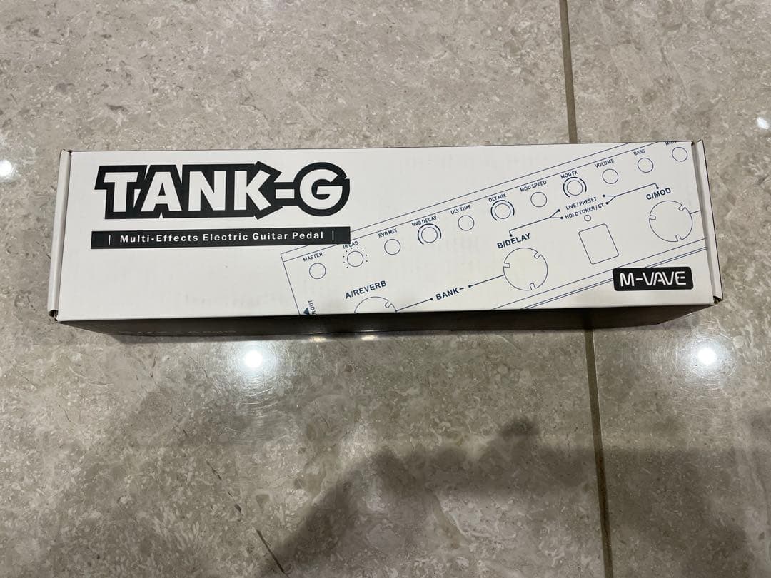 【新品同様】M-VAVE TANK-G バッテリー内蔵マルチエフェクター