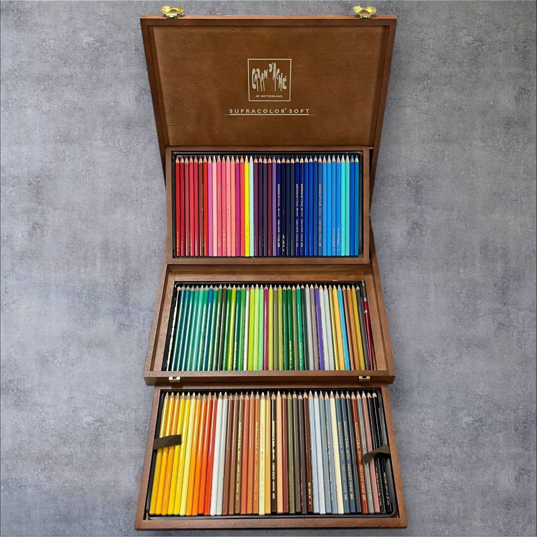 カランダッシュ 120色 スプラカラーソフト 水彩色鉛筆 CARAND'ACHE
