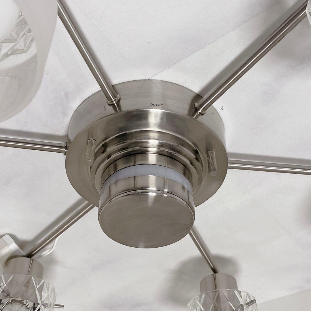 れ*ん様 ODELIC 調光　調色シャンデリア6灯 OC257010PC 10畳