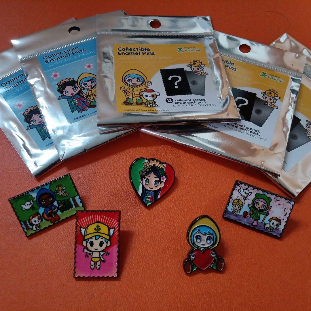 ②大阪関西万博イタリア館会場限定tokidoki ピンバッジ　5個セット