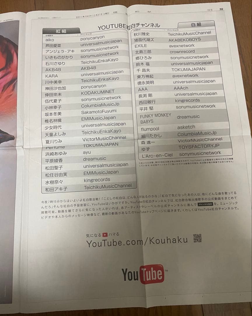 ダウンタウン　新聞　広告　ポスター