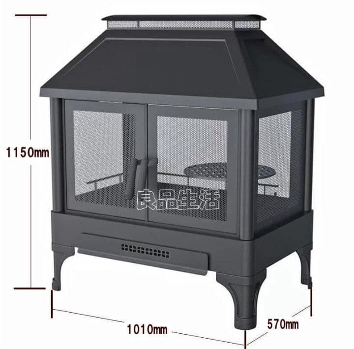 新品未使用♪即納★たき火台♪BBQ♪屋外暖炉♪薪ストーブ！ 高級ファイヤーピット