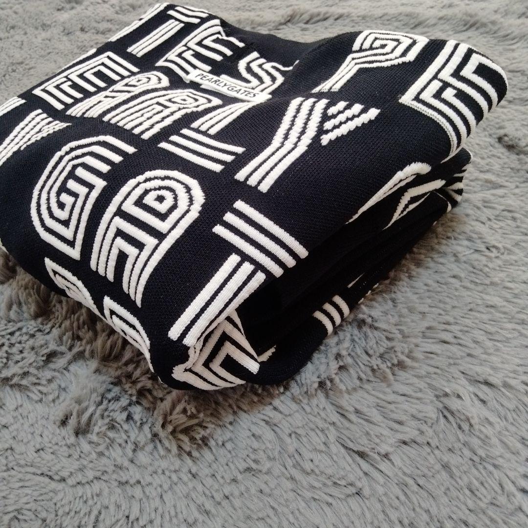 【美品♡】PEARLY GATES ロゴ*ニット♡総柄　M ゴルフ/スポーツ