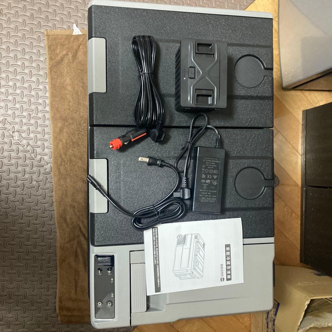 SAMONIC 車載冷蔵庫 モバイルバッテリー付き 55L -20℃~20℃