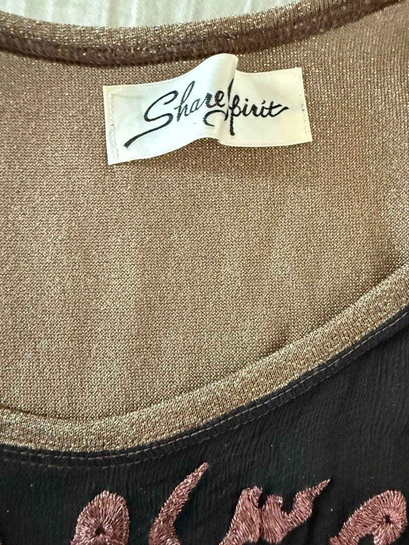 シェアスピリット　SHARE SPIRIT シルク　タンクトップ
