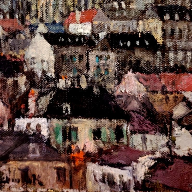 ☆北村脩☆「シャルトル」油絵　SM　◆日展審査員◆二紀会会員◆