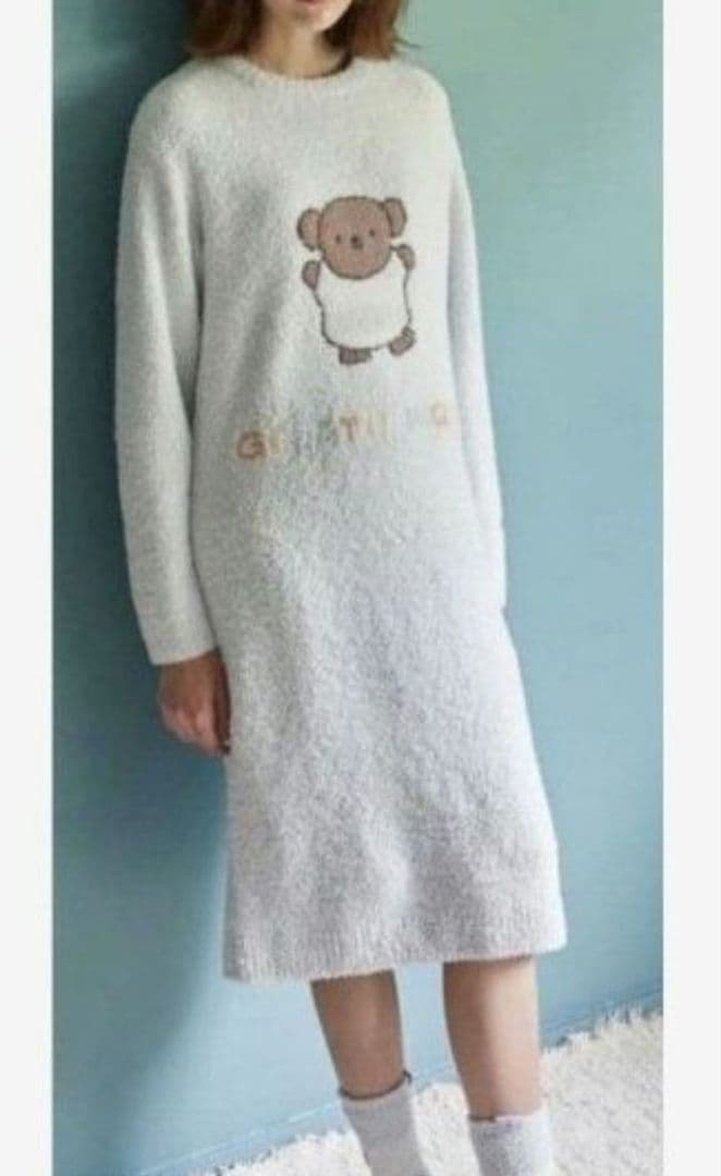 ジェラートピケ　ベビモコジャガードワンピース 　ボリス