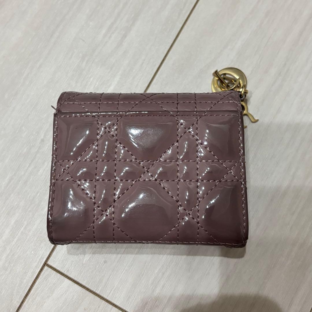 DIOR Lady Dior Lotus ウォレット ラベンダー