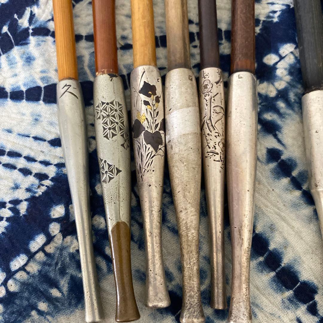 純銀　煙管　キセル　まとめて25本