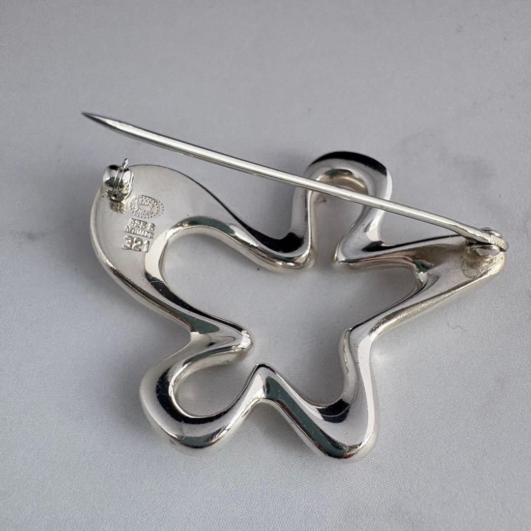 ジョージジェンセン ブローチ321＆イヤリング コッペル SV925デンマーク製