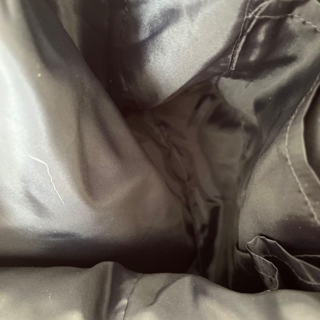 THREE DOTS スリードッツ ファー マーケットバッグ ネイビー