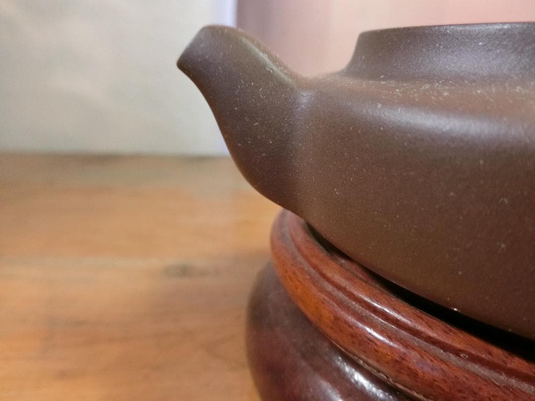 中国宜興急須 全手工 老紫泥紫砂壷　　荆溪張款