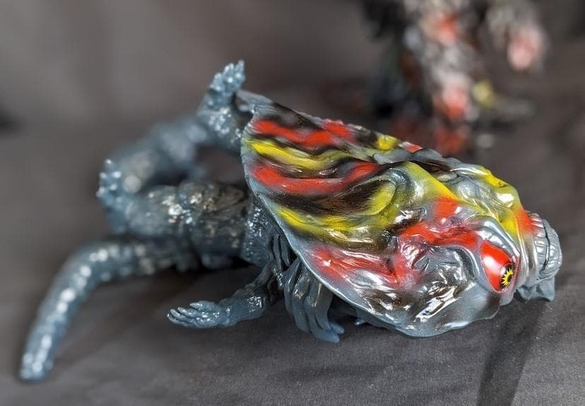 ヘドラセット「ゴジラ対ヘドラ」（Ｙ・ＭＳＦ）ソフビフィギュア４体セット