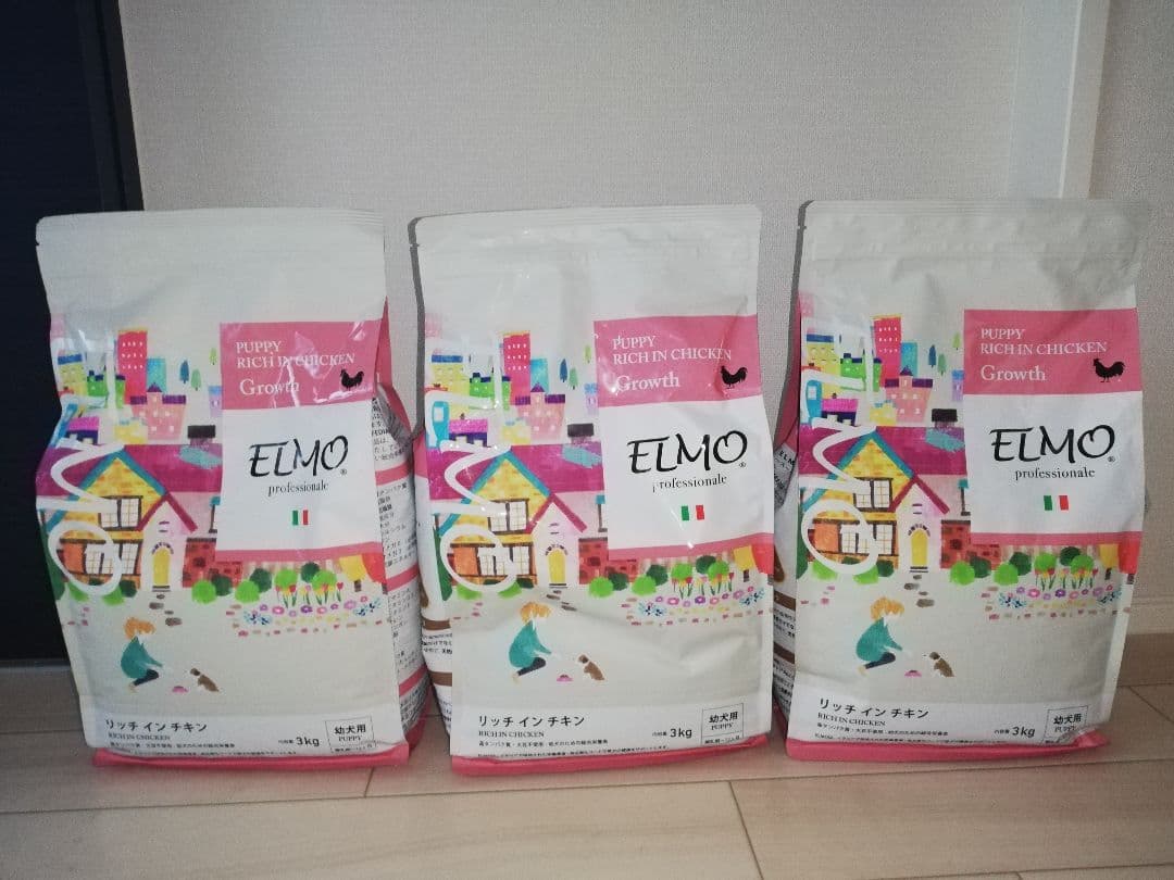 ELMO リッチ イン チキン　幼犬用 1袋3kg