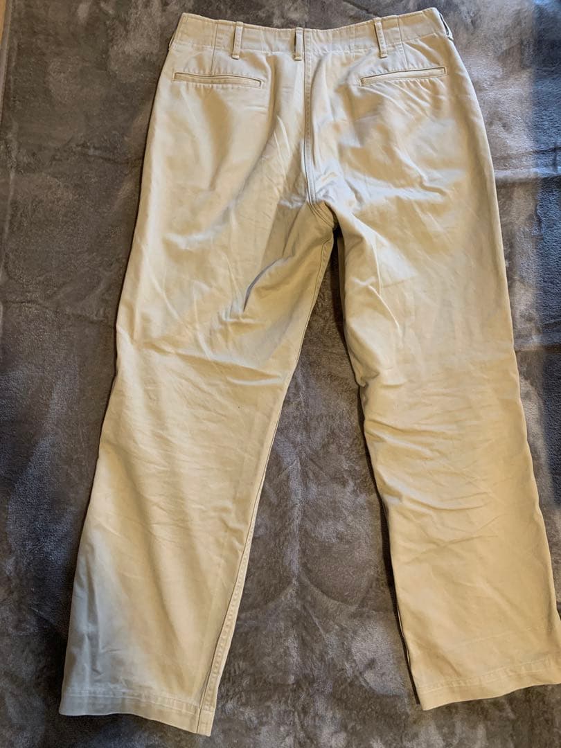 古着/US ARMY チノパン/尿素ボタン/W34-35 L28/40s〜50s
