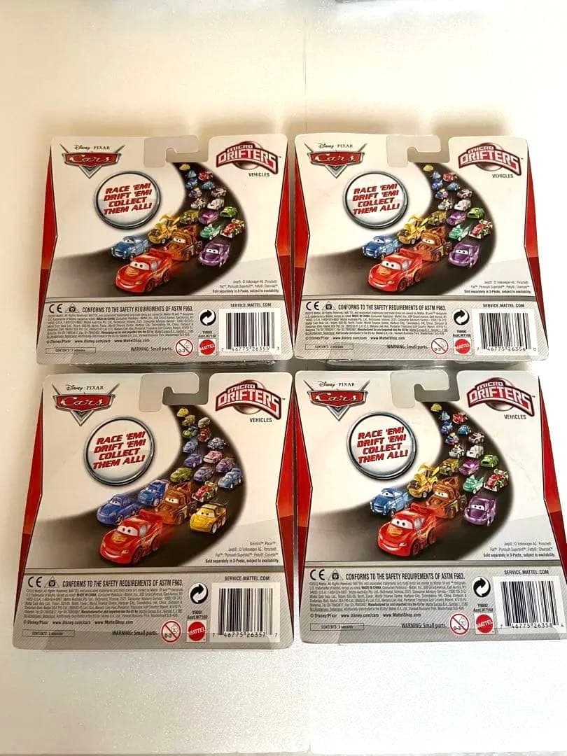Disney Pixar Cars Micro Drifters セット