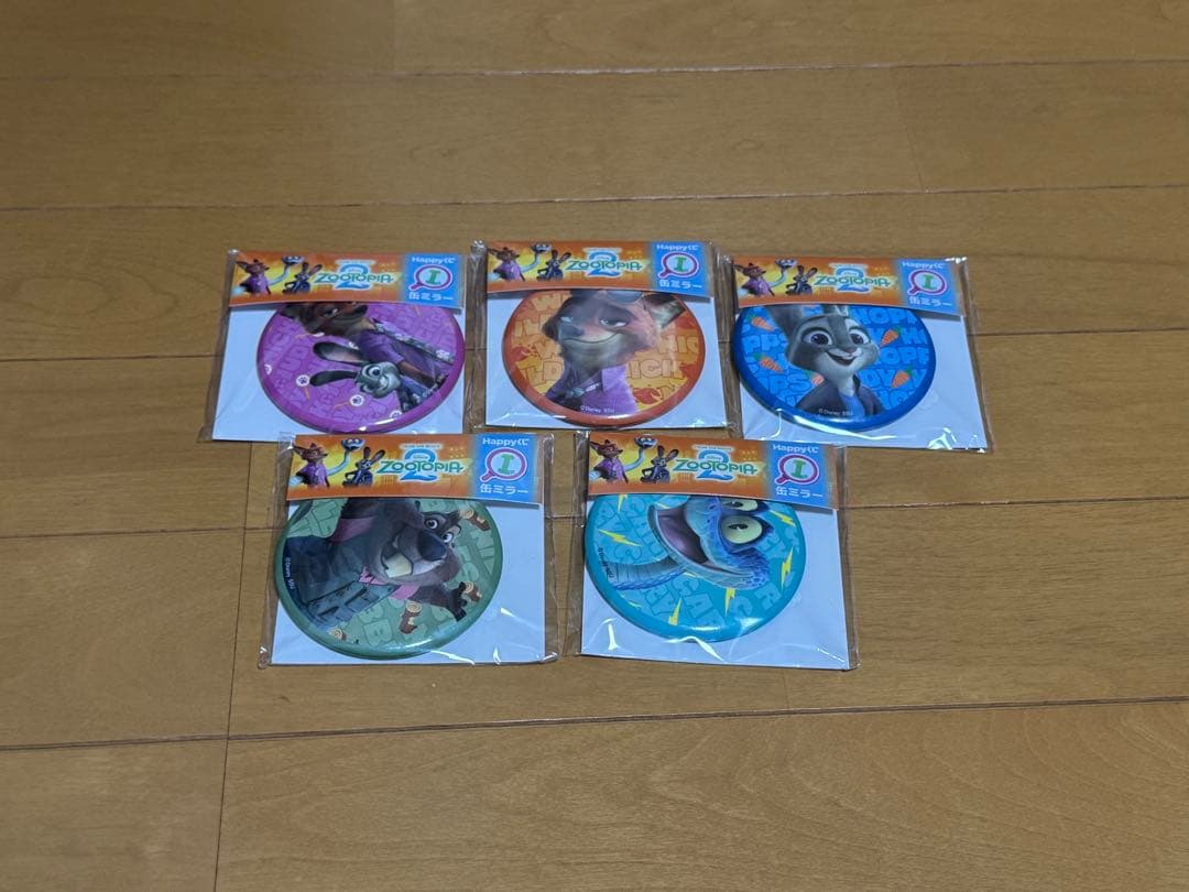 ズートピア2Happyくじ A賞フィギュアとその他Happyくじまとめ売りセット