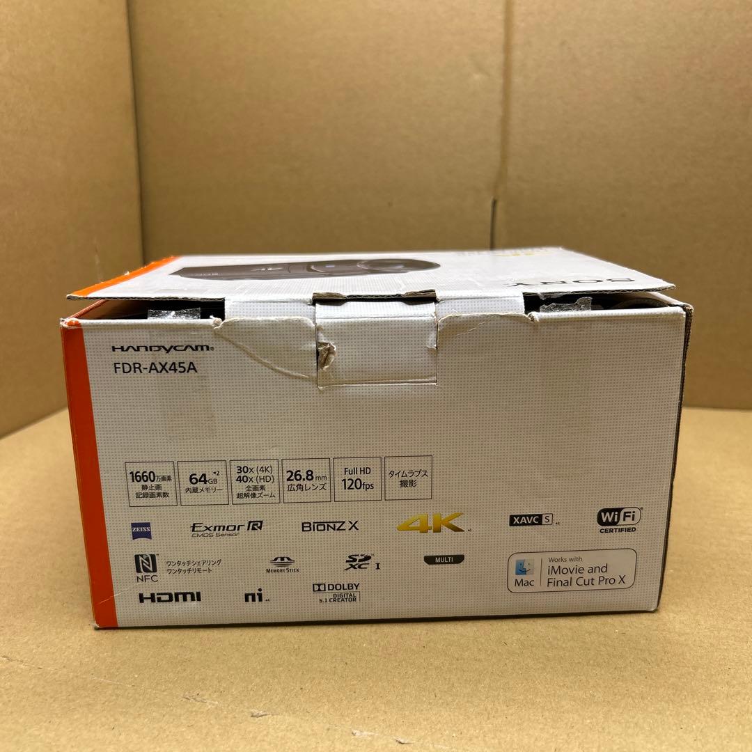 専用ソニー SONY FDR-AX45A B デジタル4Kビデオカメラレコーダー