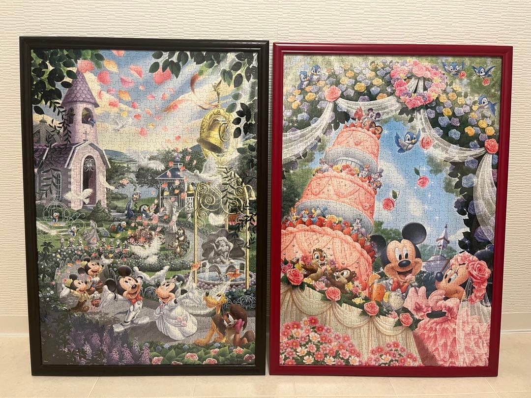 ミッキーとミニーのジグソーパズルセット